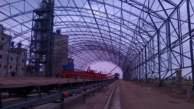 成都煤棚网架安装