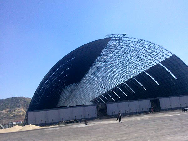 成都桶壳螺栓球网架工程